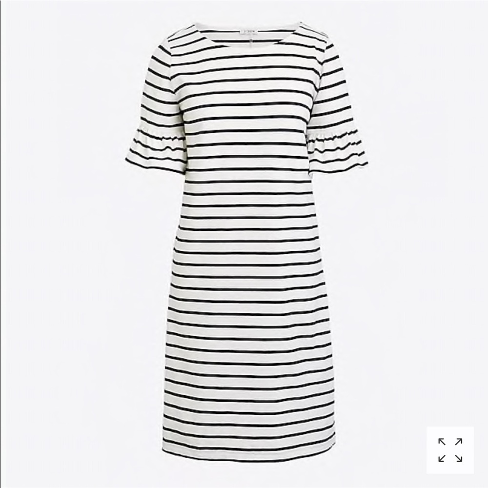 J Crew Ruffle-sleeve Dress